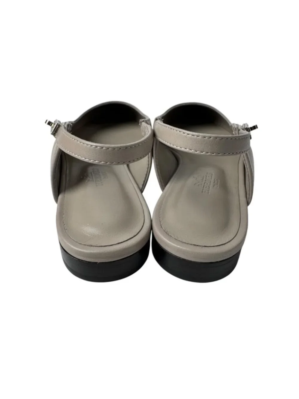 Hermes Lovely Sling Back Ballet Shoes Kelly